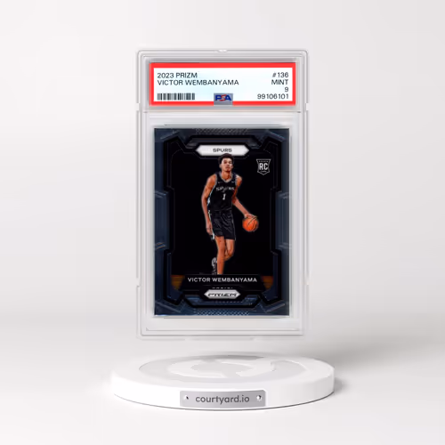 2023 Panini Prizm #136 Victor Wembanyama (PSA 9 MINT)