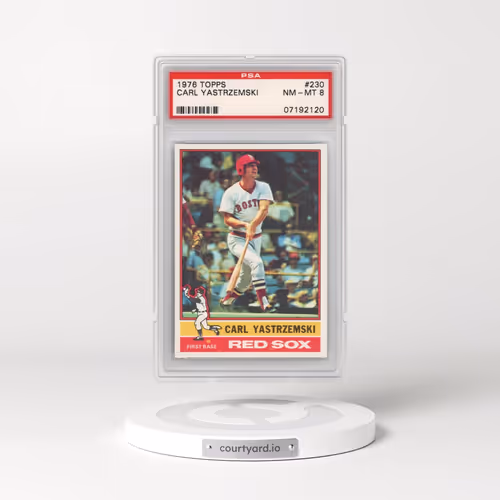 1976 Topps #230 Carl Yastrzemski (PSA 8 NM-MT)