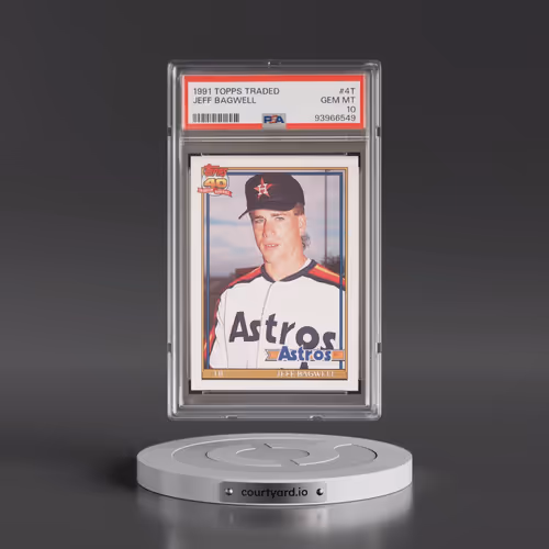 1991 Topps Traded #4T Jeff Bagwell (PSA 10 GEM MINT)