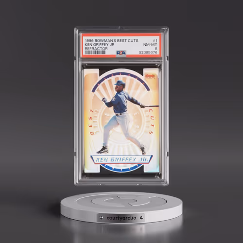 1996 Bowman's Best Cuts #1 Ken Griffey Jr - Refractor (PSA 8 NM-MT)