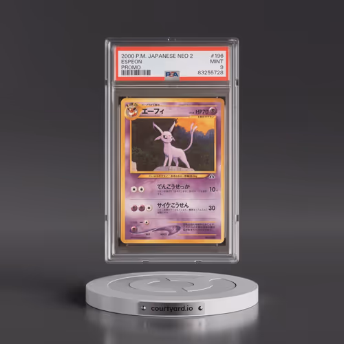 2000 Pokémon Neo 2 Promo #196 Espeon - Promo (PSA 9 MINT)