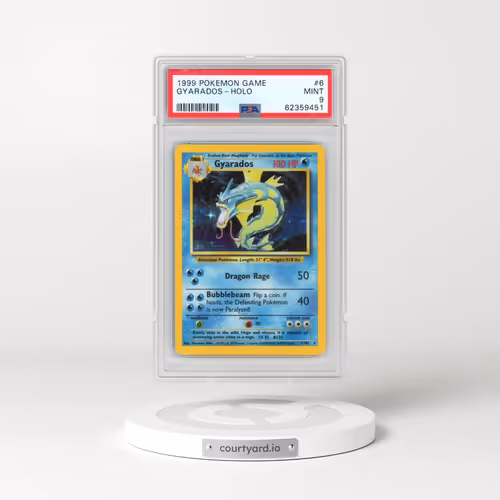 1999 Pokémon Game #6 Gyarados - Holo (PSA 9 MINT)