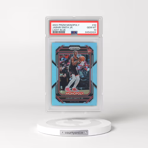 2022 Panini Prizm Monopoly #32 Jabari Smith Jr. - Light Blue (PSA 10 GEM MINT)