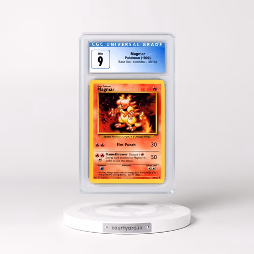 1999 Base Set #36/102 Magmar (CGC 9 MINT)