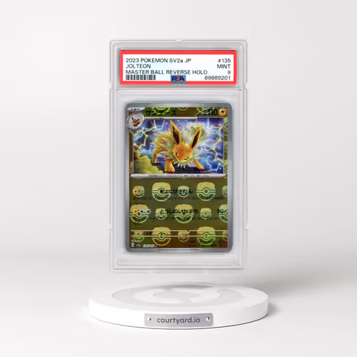 2023 Pokémon Sv2a-Pokemon 151 #135 Jolteon - Reverse Holo Master Ball (PSA 9 MINT)
