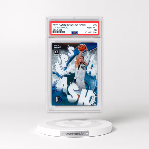2020 Panini Donruss Optic Splash! #15 Luka Doncic (PSA 10 GEM MINT)