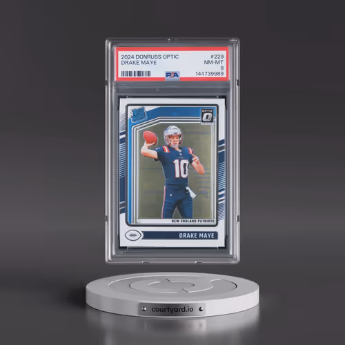 2024 Panini Donruss Optic #229 Drake Maye (PSA 8 NM-MT)