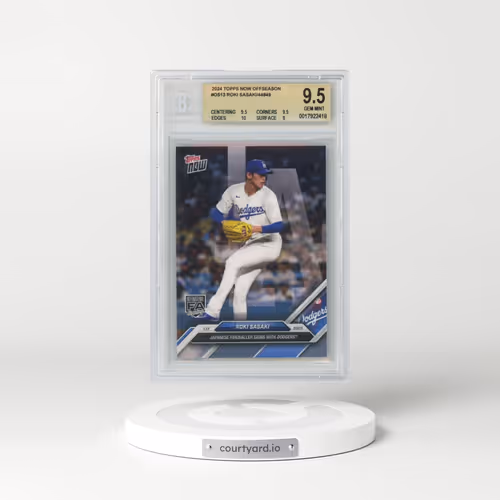 2024 Topps Now Offseason #OS13 Roki Sasaki (BGS 9.5 GEM MINT)