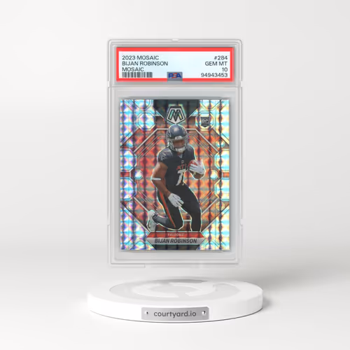 2023 Panini Mosaic #284 Bijan Robinson - Mosaic (PSA 10 GEM MINT)