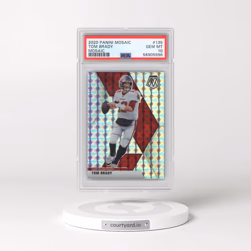 2020 Panini Mosaic #135 Tom Brady - Mosaic (PSA 10 GEM MINT)