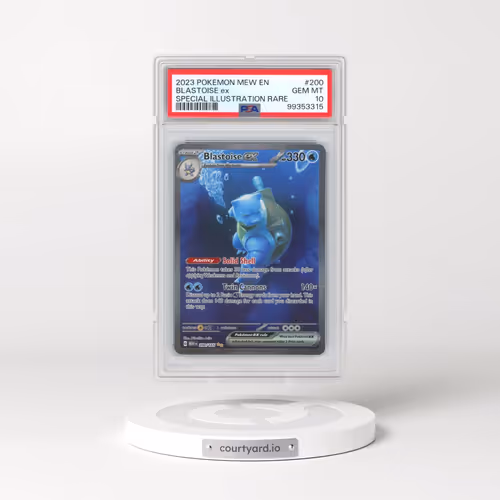 2023 Pokémon Mew EN-151 #200 Blastoise EX - Holo Special Illustration Rare (PSA 10 GEM MINT)
