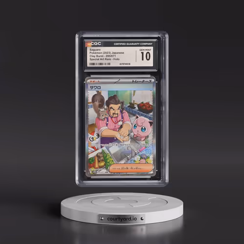 2023 Pokémon Sv2d-Clay Burst #095 Saguaro - Special Art Rare (CGC 10 GEM MINT)