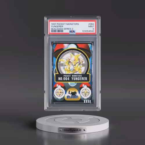 1997 Pocket Monsters Sealdass Series 2 #064 Yungerer (PSA 9 MINT)