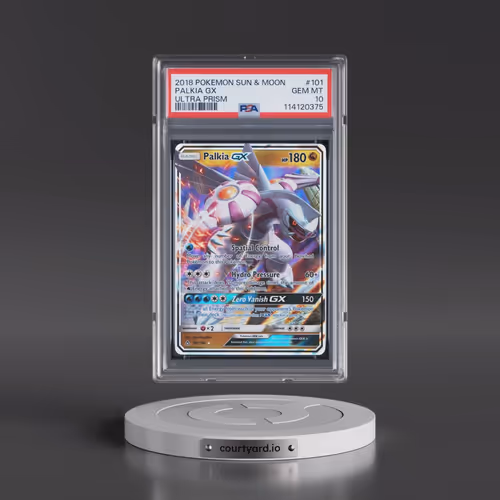 2018 Pokémon Sun & Moon Ultra Prism #101 Palkia GX - Holo (PSA 10 GEM MINT)