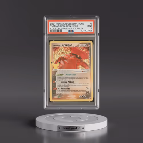 2021 Pokémon Celebrations Classic Collection #9 Team Magma's Groudon - Holo (PSA 9 MINT)