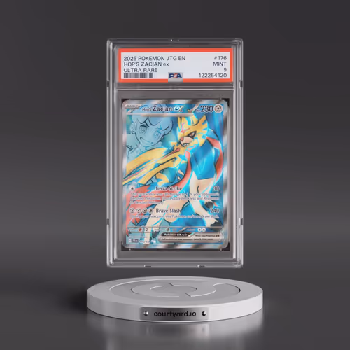 2025 Pokémon Jtg EN-Journey Together #176 Hop's Zacian EX - Holo Ultra Rare (PSA 9 MINT)