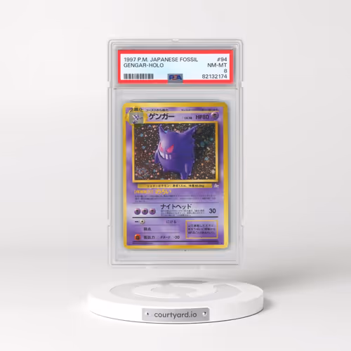 1997 Pokémon Fossil #94 Gengar - Holo (PSA 8 NM-MT)