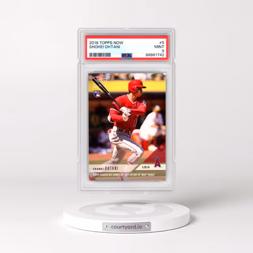 2018 Topps Now #5 Shohei Ohtani (PSA 9 MINT)