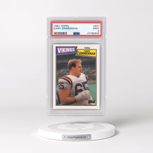 1987 Topps #207 Gary Zimmerman (PSA 9 MINT)