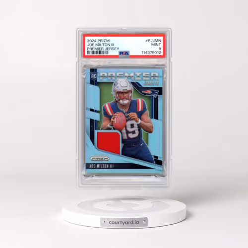 2024 Panini Prizm Premier Jerseys #PJJMN Joe Milton III (PSA 9 MINT)