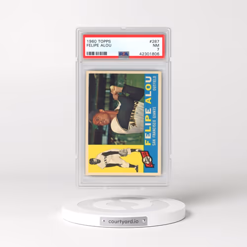 1960 Topps #287 Felipe Alou (PSA 7 NM)