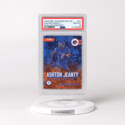 2024 Onit Jacksons Food Stores Exclusives Boise State University Nil Icon #IC1 Ashton Jeanty - Holog