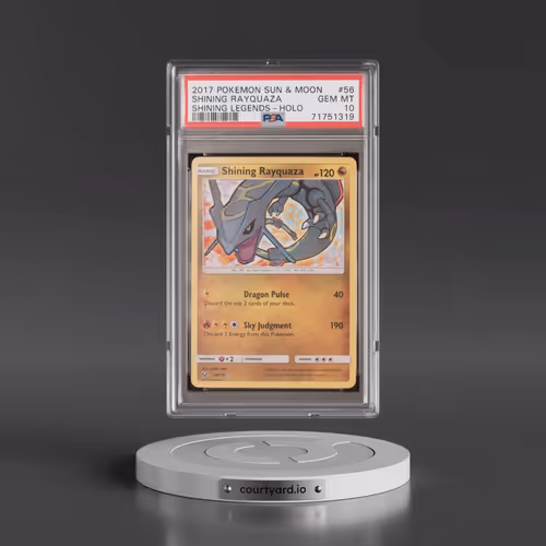 2017 Pokémon Sun & Moon Shining Legends #56 Shining Rayquaza - Holo Holo (PSA 10 GEM MINT)