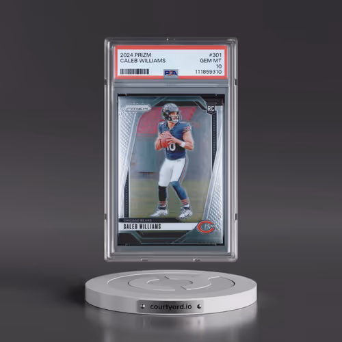 2024 Panini Prizm #301 Caleb Williams (PSA 10 GEM MINT)