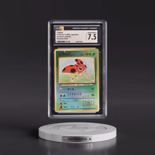 1999 Southern Islands Ledyba - Reverse Holo (CGC 7.5 NM+)
