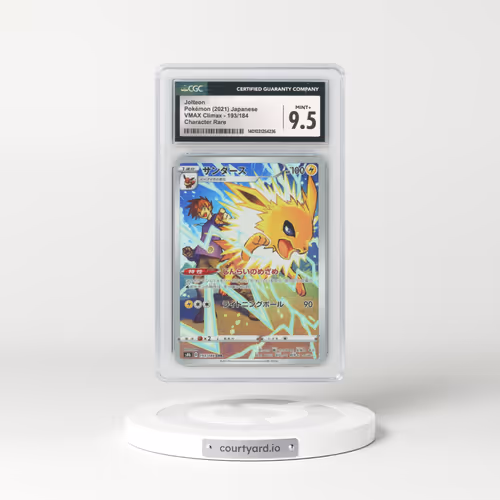 2021 Japanese VMAX Climax #193 Jolteon (CGC 9.5 MINT+)