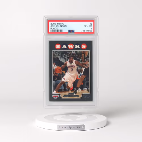 2008 Topps #2 Joe Johnson - Black (PSA 6 EX-MT)