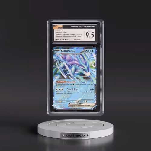 2023 Pokémon Clb-Trading Card Game Classic Blastoise & Suicune EX Deck #010 Suicune EX - Holo (CGC 9