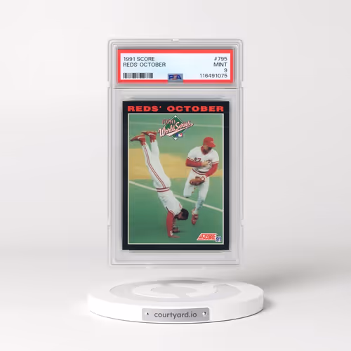 1991 Score #795 Reds' October (PSA 9 MINT)