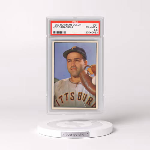 1953 Bowman Color #21 Joe Garagiola (PSA 6.5 EX-MT+)
