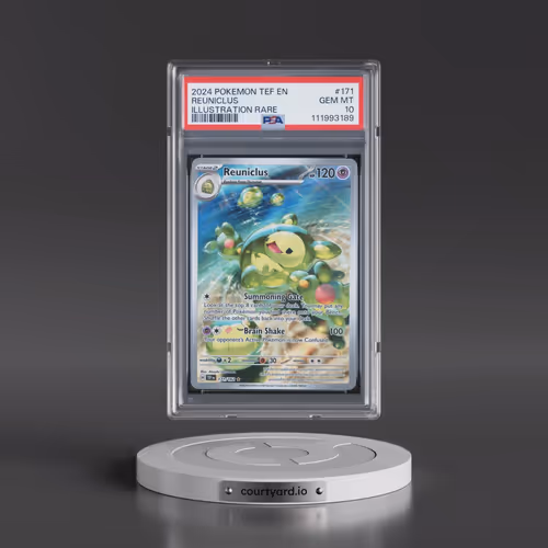 2024 Pokémon Tef EN-Temporal Forces #171 Reuniclus - Illustration Rare (PSA 10 GEM MINT)