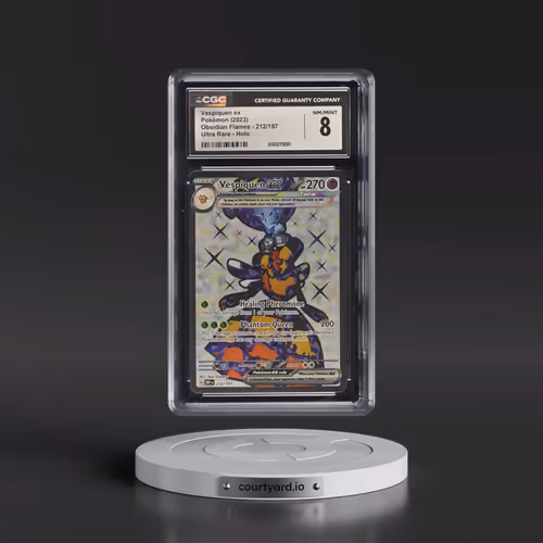 2023 Obsidian Flames - OBF EN #212/197 Vespiquen ex - Ultra Rare Holo (CGC 8 NM-MT)