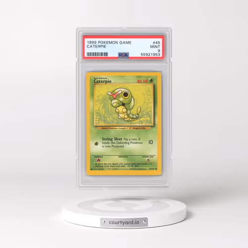 1999 Pokémon Game #45 Caterpie (PSA 9 MINT)