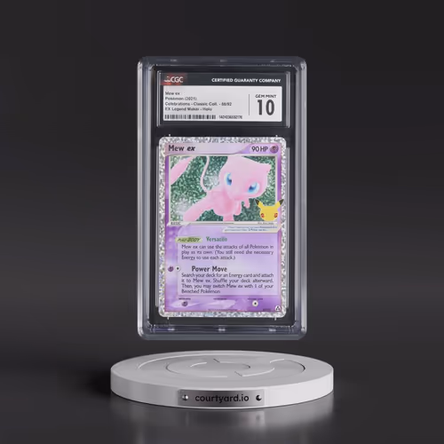 2021 Celebrations - Classic Collection #88/92 Mew ex - EX Legend Maker Holo (CGC 10 GEM MINT)