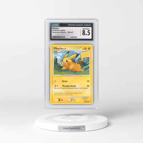 2009 Supreme Victors #120/147 Pikachu (CGC 8.5 NM-MT+)