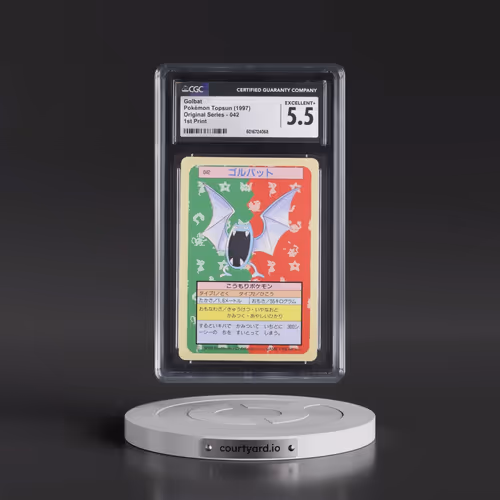 1997 (Only One Pokémon) Original Series #042 Golbat - (Blue Back) 1st Print (CGC 5.5 EX+)