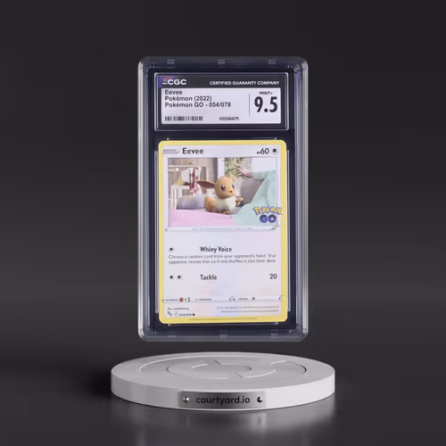 2022 Pokémon GO #054/078 Eevee (CGC 9.5 MINT+)