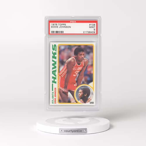 1978 Topps #108 Eddie Johnson (PSA 9 MINT)
