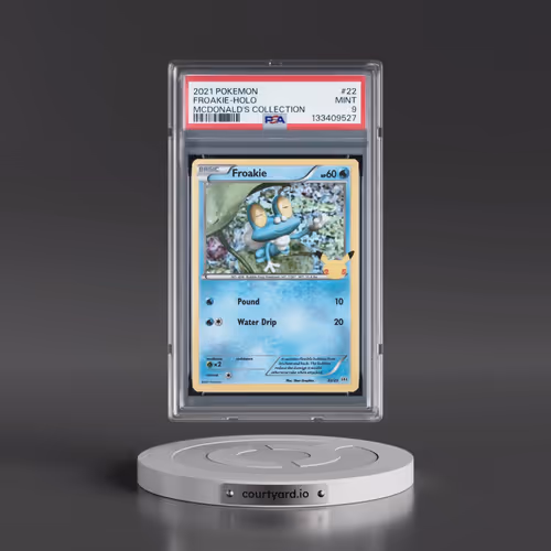 2021 Pokémon Mcdonald's Collection #22 Froakie - Holo (PSA 9 MINT)