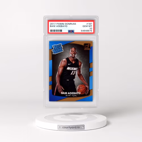 2017 Panini Donruss #187 Bam Adebayo (PSA 10 GEM MINT)