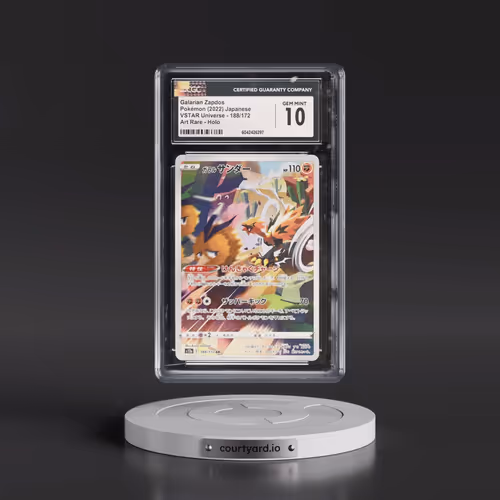2022 VSTAR Universe #188/172 Galarian Zapdos - Art Rare Holo (CGC 10 GEM MINT)
