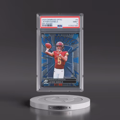 2024 Panini Donruss Optic My House! #9 Jayden Daniels (PSA 9 MINT)