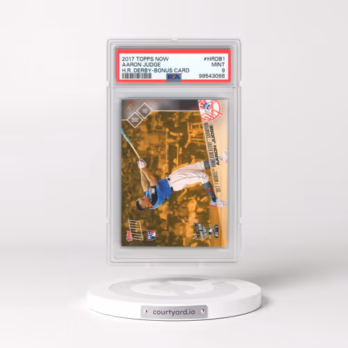 2017 Topps Now Home Run Derby #HRDB1 Aaron Judge - Bonus Card (PSA 9 MINT)
