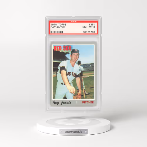 1970 Topps #361 Ray Jarvis (PSA 8 NM-MT)