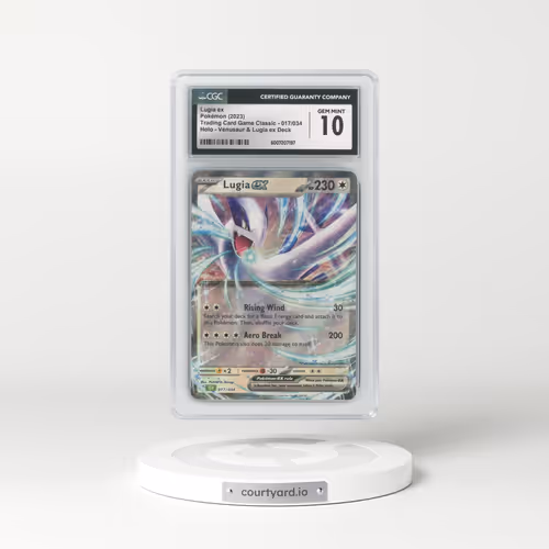 2023 Trading Card Game Classic - CLV, CLC, CLB #017/034 Lugia ex - Holo Venusaur & Lugia ex Deck - CLV (CGC 10 GEM MINT)
