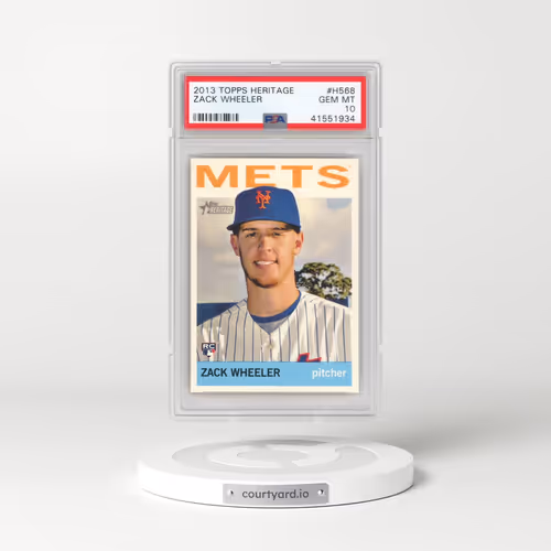 2013 Topps Heritage #H568 Zack Wheeler (PSA 10 GEM MINT)